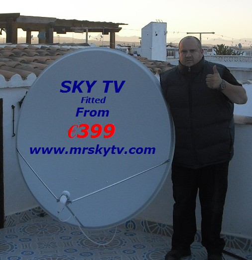 SKY TV TORREVIEJA SPAIN - UK BRITISH TV IN TORREVIEJA